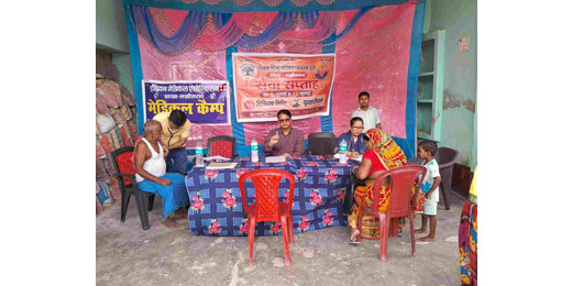 उरैन में नि:शुल्क स्वास्थ्य शिविर, 160 मरीजों की जांच कर बांटी गई दवाइयां